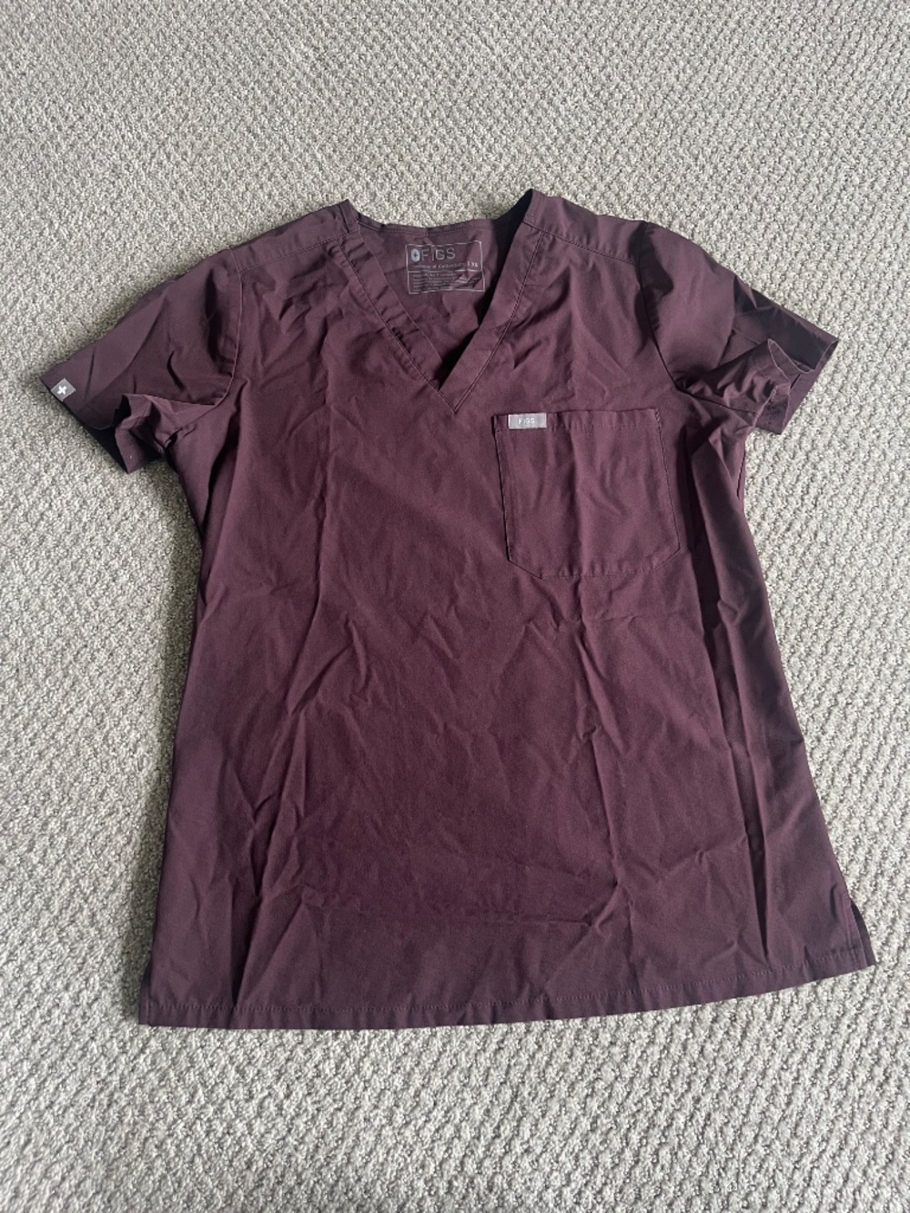Figs Dark Fig Caterina top Fionlite